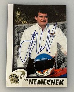 Joe Nemechek Autographed NASCAR Trading Card