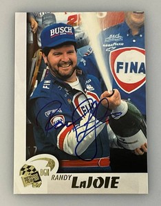 Randy Lajoie Autographed NASCAR Trading Card