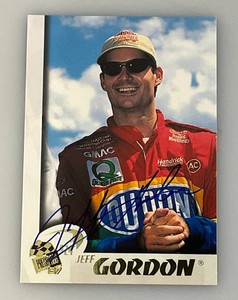 Jeff Gordon Autographed NASCAR Trading Card