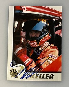 Jason Keller Autographed NASCAR Trading Card