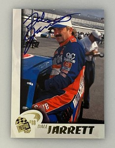 Dale Jarrett Autographed NASCAR Trading Card