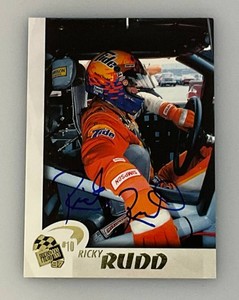 Ricky Rudd Autographed NASCAR Trading Card