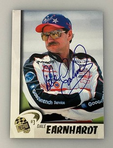 DALE EARNHARDT 427 Of 525  Autographed NASCAR Trading Card