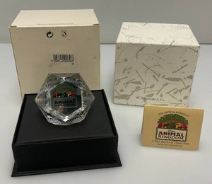 Highly Collectible SWAROVSKI Walt Disneys Animal Kingdom Crystal Paperweight (New Old Stock)