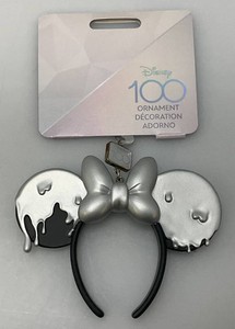 NEW Old Stock Highly Collectible Disney Minnie Mouse Ear Hat Drip Ornament 100 Years Of Wonder