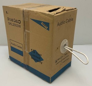 Skyline Cable SKL2003W Audio Cable Speaker Wire 500 Ft