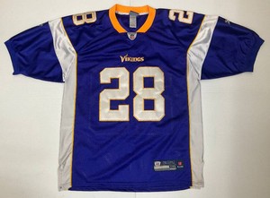 Minnesota Vikings #28 Adrian Peterson Onfield Reebok Football Jersey Size 50