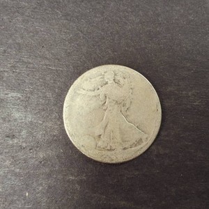 Unknown year Walking Liberty Half Dollar 90% Silver