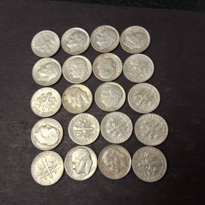 Lot of (20) 90% Silver Roosevelt Dimes - Nice