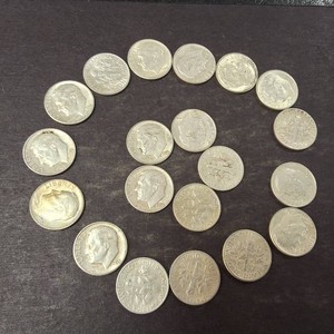 Lot of (20) 90% Silver Roosevelt Dimes - invest today