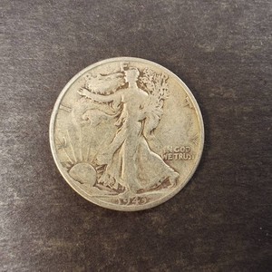 1943 90% Silver Walking Liberty Half Dollar