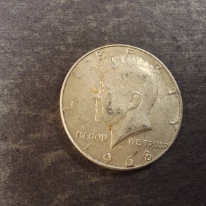 1968 Kennedy 40% Silver half dollar