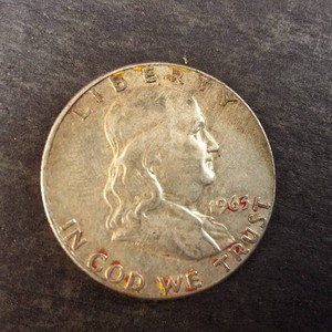 90% Franklin Half Dollar 1963