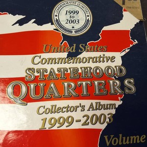 FULL BOOK  USA Commermative Statehood Quarters Collection 1999-2003