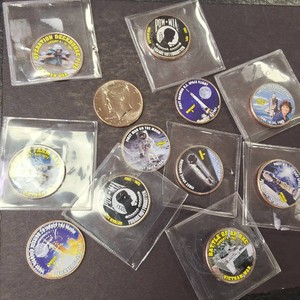 Lot of (12) Colorized Kennedy Half Dollars  POW MIA Farm Gate Vietnam War