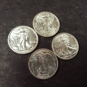 Lot of (4) 110 Troy Oz. Silver Round .999 Fine  Lady Liberty Made in USA
