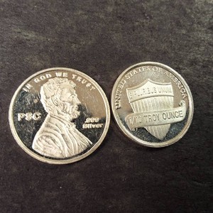 Now that makes cents... .999 Fine Silver Lincolns that are 110 oz. each