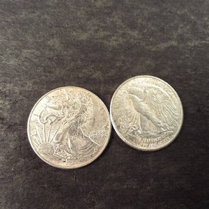 Lot of (2) 110 Troy Oz. Silver Round .999 Fine  Lady Liberty
