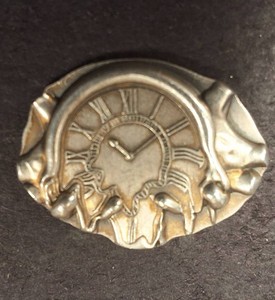 Very Unique .999 Silver Art Piece (5 grams) with Time Melting