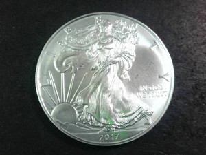 2017 American Silver Eagle 1 oz .999 Fine Silver Dollar (BU)