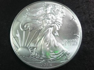 2015 American Silver Eagle 1 oz .999 Fine Silver Dollar   BU - US Mint