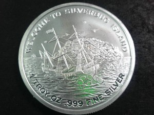 2018 1 oz Welcome to Silverbug Island .999 Proof Silver Round - So Cool