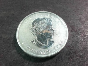 2014 Canada .9999 Pure Silver 8 Dollar Coin 1.5 oz silver,  Elizabeth II