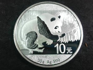2016 Silver Bullion, CHINA 10 Yuan,  Panda Series, Silver .999 fine