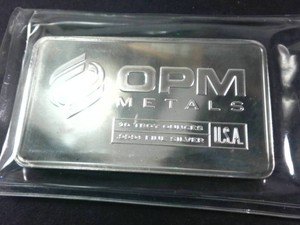 OPM Metals 10 oz .999 Fine Silver Bar  Ohio Precious Metals Bullion U.S.A.