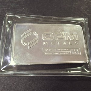 Incredible OPM Metals 10 oz .999 Fine Silver Bar   Ohio Precious Metals Bullion U.S.A.