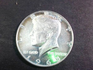 1965 Kennedy Half Dollar Detailed(40% Silver) Constitutional Currency