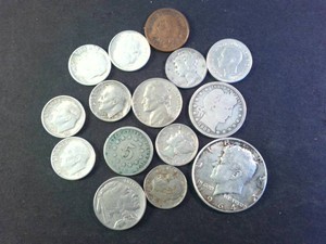 SUPER COOL LOT OF Mixed Vintage Valuable coins  Check this out