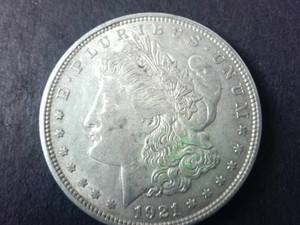 1921 Morgan Silver Dollar, very nice condition (Very Last year of the Morgan)