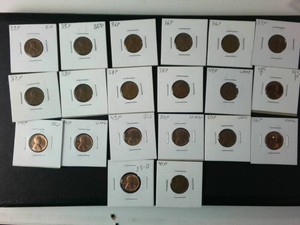 For reals... Last Lot of (20) Mixed Years  1935-52 Coin Flipped Lincoln Wheat Pennies