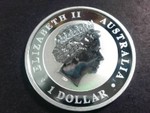 Australia Elizabeth II  .999 Fine Silver $1 Coin [2016]  Reverse Design Wedge Tailed Eagle (BU)