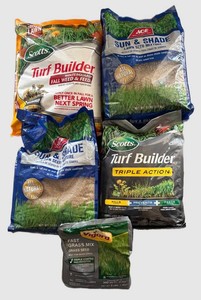 G - Lawn Seed & Fertilizer by Scotts, Ace & Vigoro