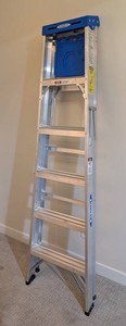 LL - Stepladder - Werner 6ft Aluminum Model 366 Mk 22