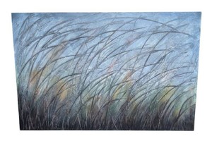 LL - Abstract Canvas Painting - Whispy Meadows 40 X 60 Hand Painted