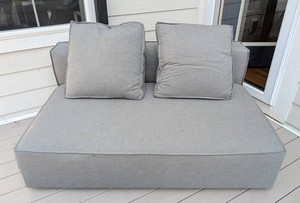 P - Room and Board Outdoor Sofa - Gray Patio Couch