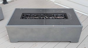 P - Outdoor Propane Fire Table With Tank Holder
