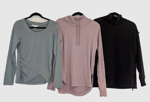 UL - Womens Athleta Long-Sleeve Tops Size S (Lot of 3)