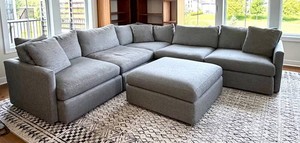 Sectional Sofa - Crate & Barrel Everweave Customizable L-shaped