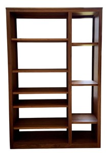 Room & Board Woodwinds Double Open Back Walnut Bookshelf