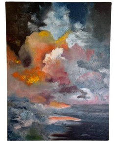 Textured Canvas Print - Spectrum in the Mist 47 X 63