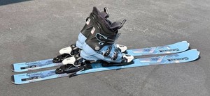 Junior Ski Setup - Salomon QST Jr Skis & T3 Boots