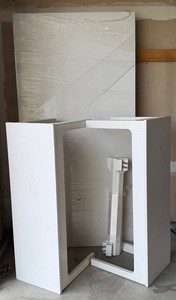 G - Dining Table & 2 Benches - IKEA Ekedalen White 3-Piece Set
