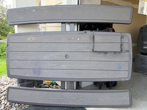 G - Folding Picnic Table - Lifetime 71 X 56 in