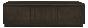 Room and Board Keaton Maple Media Cabinet with Charcoal Stain