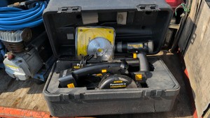 Panasonic universal charger with metal cutter and cordless drill driver