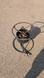 portable propane burner boiler turkey cooker